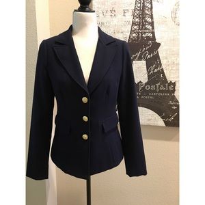 🌹❤️💙 Beautiful, Vintage Navy Blue Blazer